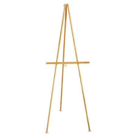 Quartet Lightweight Tripod Floor Easel, 64" High, Natural Oak 41E